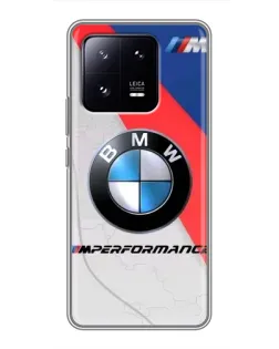 Чехол для Xiaomi 13 Pro с картинкой «BMW Performance стиль» Чехол для Xiaomi 13 Pro с картинкой «BMW Performance стиль»