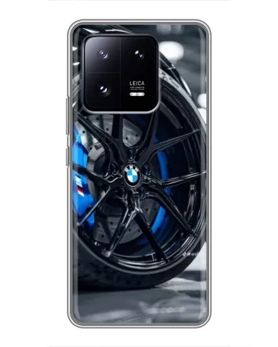 Чехол для Xiaomi 13 Pro с картинкой «Колесо BMW вблизи»
