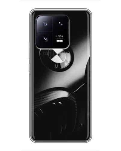 Чехол для Xiaomi 13 Pro с картинкой «Эмблема BMW — макро»