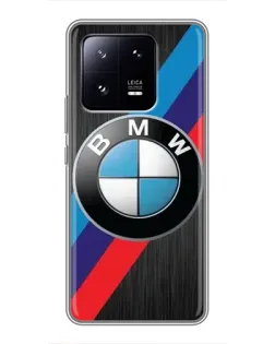 Чехол для Xiaomi 13 Pro с картинкой «BMW M-stripes стиль»