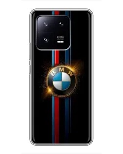 Чехол для Xiaomi 13 Pro с картинкой «BMW M-Power неон»