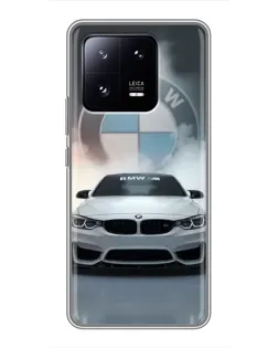 Чехол для Xiaomi 13 Pro с картинкой «BMW в белом дыму» Чехол для Xiaomi 13 Pro с картинкой «BMW в белом дыму»