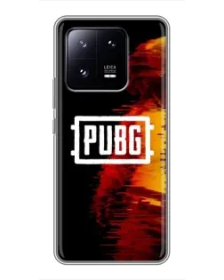Чохол для Xiaomi 13 Pro з картинкою «Яскравий логотип PUBG»