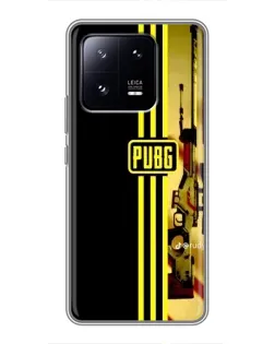 Чохол для Xiaomi 13 Pro з картинкою «PUBG — камуфляжний шолом» Чохол для Xiaomi 13 Pro з картинкою «PUBG — камуфляжний шолом»