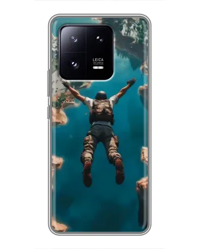 Чехол для Xiaomi 13 Pro с картинкой «PUBG — свободное падение»