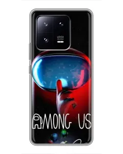 Чехол для Xiaomi 13 Pro с картинкой «Красный импостер — макро» Чехол для Xiaomi 13 Pro с картинкой «Красный импостер — макро»