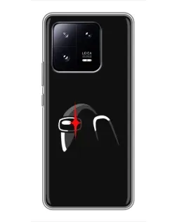 Чехол для Xiaomi 13 Pro с картинкой «Among Us шлем» Чехол для Xiaomi 13 Pro с картинкой «Among Us шлем»
