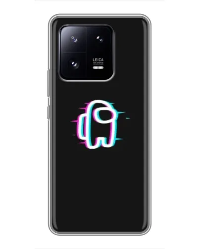 Чехол для Xiaomi 13 Pro с картинкой «Among Us неон»