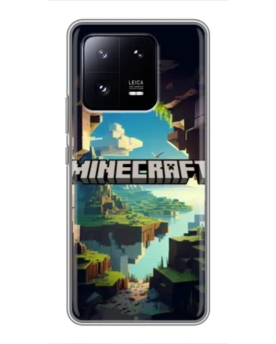 Чехол для Xiaomi 13 Pro с картинкой «Пещера Майнкрафт»