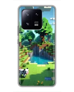 Чехол для Xiaomi 13 Pro с картинкой «Minecraft летний день»