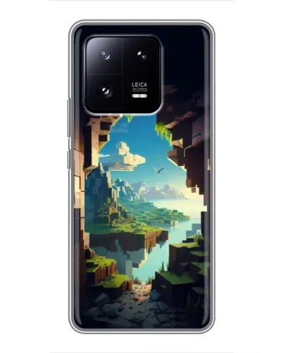 Чехол для Xiaomi 13 Pro с картинкой «Вид из пещеры»