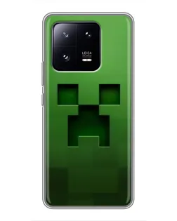 Чехол для Xiaomi 13 Pro с картинкой «Крипер микро-дизайн»