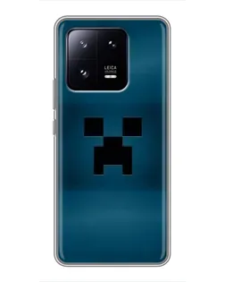 Чехол для Xiaomi 13 Pro с картинкой «Крипер текстура»