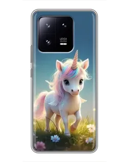 Чохол для Xiaomi 13 Pro з картинкою «Єдиноріг на галявині»