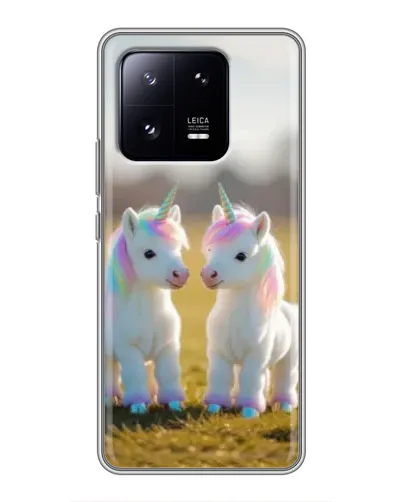 Чохол для Xiaomi 13 Pro з картинкою «Пара єдинорогів»