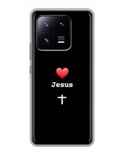 Чохол для Xiaomi 13 Pro з картинкою «Серце - Jesus»