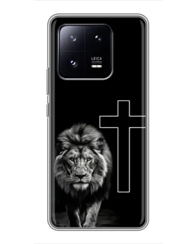 Чохол для Xiaomi 13 Pro з картинкою «Лев та Хрест»