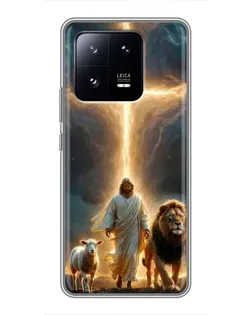Чохол для Xiaomi 13 Pro з картинкою «Лев Юди та Світло»