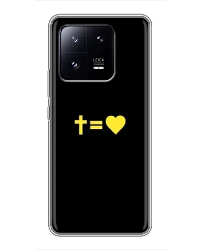 Чохол для Xiaomi 13 Pro з картинкою «Серце та Хрест»