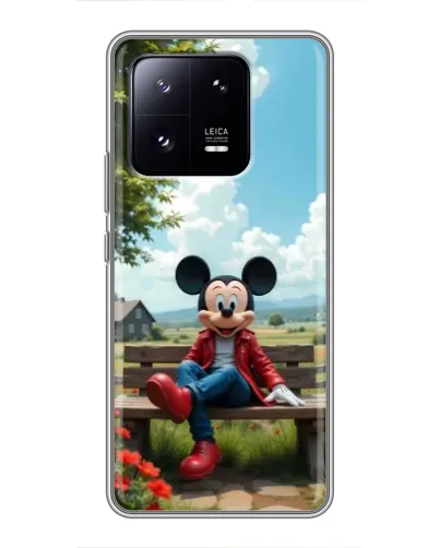 Чохол для Xiaomi 13 Pro з картинкою «Міккі на лавці»