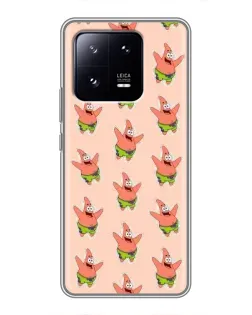 Чохол для Xiaomi 13 Pro з картинкою «Патрік Стар паттерн»