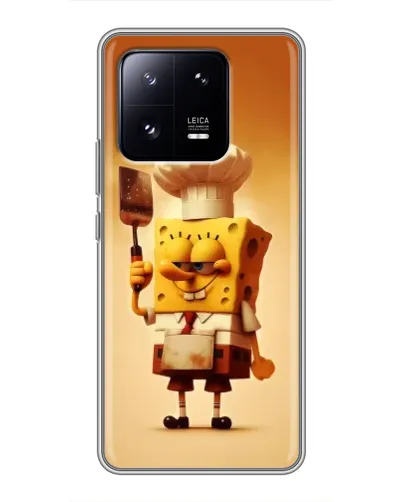 Чохол для Xiaomi 13 Pro з картинкою «Губка Боб кухар»