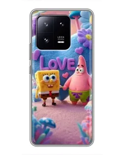 Чохол для Xiaomi 13 Pro з картинкою «Губка Боб Патрік»