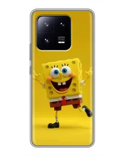 Чохол для Xiaomi 13 Pro з картинкою «Позитивний Губка Боб»
