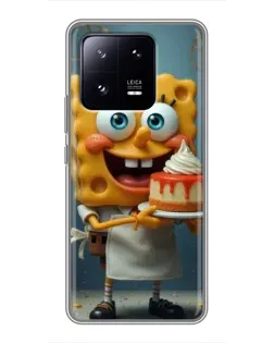 Чохол для Xiaomi 13 Pro з картинкою «Кухар Спанч Боб»