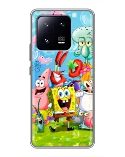 Чехол для Xiaomi 13 Pro с картинкой «Губка Боб и друзья» Чехол для Xiaomi 13 Pro с картинкой «Губка Боб и друзья»