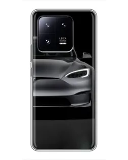 Чехол для Xiaomi 13 Pro с картинкой «Tesla Model S Look» Чехол для Xiaomi 13 Pro с картинкой «Tesla Model S Look»