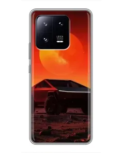 Чехол для Xiaomi 13 Pro с картинкой «Cybertruck на Марсе» Чехол для Xiaomi 13 Pro с картинкой «Cybertruck на Марсе»