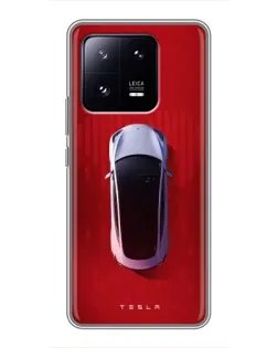 Чехол для Xiaomi 13 Pro с картинкой «Tesla Top View» Чехол для Xiaomi 13 Pro с картинкой «Tesla Top View»