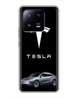Чехол для Xiaomi 13 Pro с картинкой «Tesla Model Y»