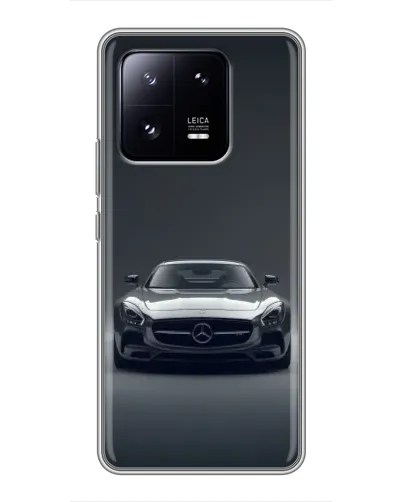 Чехол для Xiaomi 13 Pro с картинкой «Mercedes на черном»