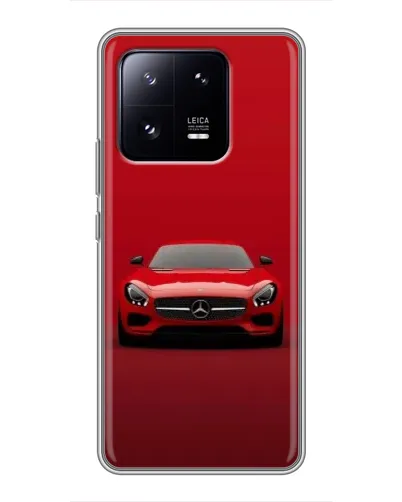 Чехол для Xiaomi 13 Pro с картинкой «Красный Mercedes AMG»