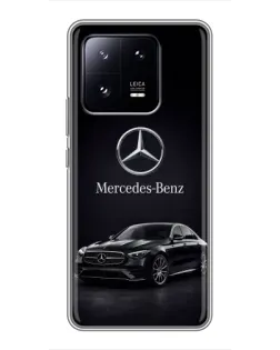 Чехол для Xiaomi 13 Pro с картинкой «Mercedes — решетка радиатора»