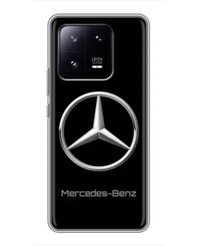 Чехол для Xiaomi 13 Pro с картинкой «Mercedes Silver Logo»