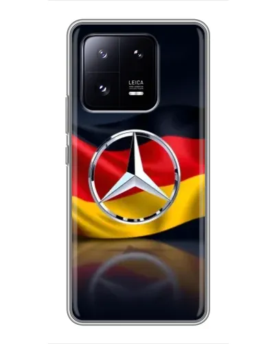 Чехол для Xiaomi 13 Pro с картинкой «Mercedes — флаг Германии»
