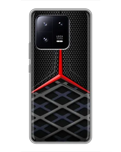 Чехол для Xiaomi 13 Pro с картинкой «Mercedes Carbon Grid»