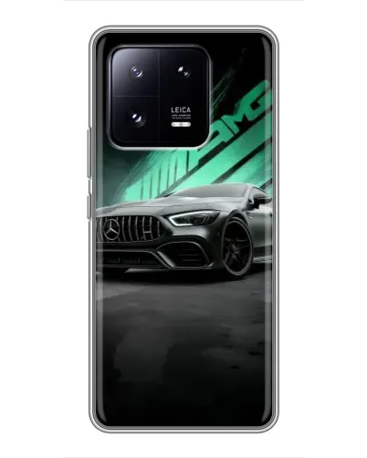 Чехол для Xiaomi 13 Pro с картинкой «Темный Mercedes AMG»