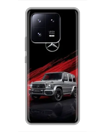 Чехол для Xiaomi 13 Pro с картинкой «Mercedes G-Class красный»