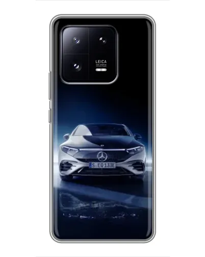 Чехол для Xiaomi 13 Pro с картинкой «Ночной Mercedes EQ»