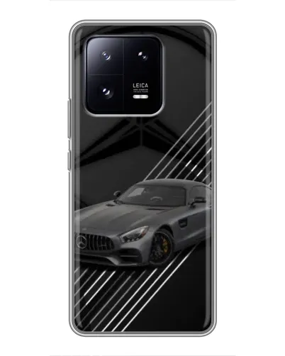 Чехол для Xiaomi 13 Pro с картинкой «Mercedes AMG — графика»