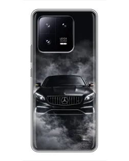 Чехол для Xiaomi 13 Pro с картинкой «Mercedes в дыму»