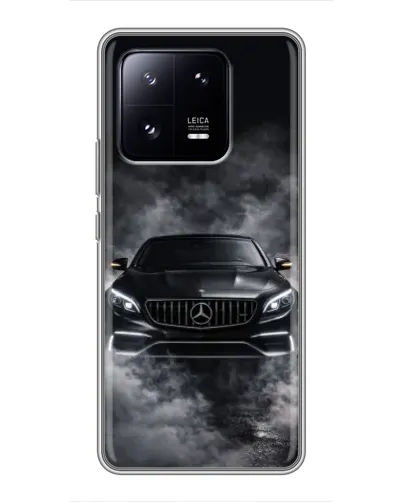 Чехол для Xiaomi 13 Pro с картинкой «Mercedes в дыму»