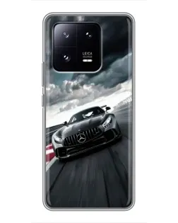 Чехол для Xiaomi 13 Pro с картинкой «Гоночный Mercedes AMG»