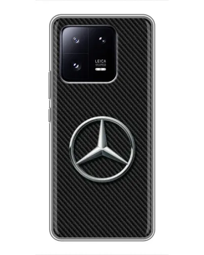 Чехол для Xiaomi 13 Pro с картинкой «Карбоновый Mercedes стиль»