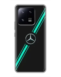 Чохол для Xiaomi 13 Pro з картинкою «Спортивні лінії Mercedes»