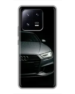 Чехол для Xiaomi 13 Pro с картинкой «Audi — детализация кузова» Чехол для Xiaomi 13 Pro с картинкой «Audi — детализация кузова»